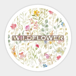 Emory Maye Wildflowers Sticker